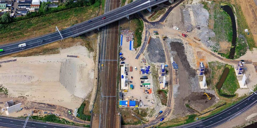 Bericht [nieuws] Realisatie zuidelijke landhoofd viaduct Terbregseplein van start bekijken